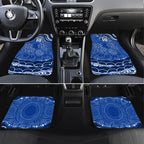 Personalized North Melbourne Kangaroos Footy Mascot Car Mats Aboriginal Dot Art - Dreamtime Football Mascot