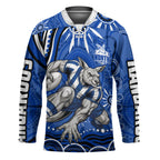 Personalized North Melbourne Kangaroos Footy Mascot Hockey Jersey Aboriginal Dot Art - Dreamtime Football Mascot