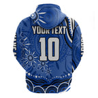 Personalized North Melbourne Kangaroos Footy Mascot Hoodie Aboriginal Dot Art - Dreamtime Football Mascot