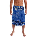 Personalized North Melbourne Kangaroos Footy Mascot Lavalava Aboriginal Dot Art - Dreamtime Football Mascot