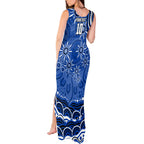 Personalized North Melbourne Kangaroos Footy Mascot Tank Maxi Dress Aboriginal Dot Art - Dreamtime Football Mascot