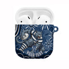 Personalized Geelong Cats Rugby Mascot AirPods Case Aboriginal Dot Art - Dreamtime Football Mascot