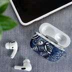 Personalized Geelong Cats Rugby Mascot AirPods Case Aboriginal Dot Art - Dreamtime Football Mascot