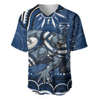 Personalized Geelong Cats Rugby Mascot Baseball Jersey Aboriginal Dot Art - Dreamtime Football Mascot