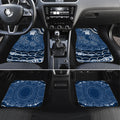 Personalized Geelong Cats Rugby Mascot Car Mats Aboriginal Dot Art - Dreamtime Football Mascot