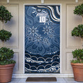 Personalized Geelong Cats Rugby Mascot Door Cover Aboriginal Dot Art - Dreamtime Football Mascot