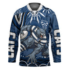 Personalized Geelong Cats Rugby Mascot Hockey Jersey Aboriginal Dot Art - Dreamtime Football Mascot
