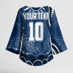 Personalized Geelong Cats Rugby Mascot Kimono Sleeve Blouse Aboriginal Dot Art - Dreamtime Football Mascot