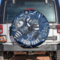 Personalized Geelong Cats Rugby Mascot Spare Tire Cover Aboriginal Dot Art - Dreamtime Football Mascot