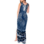 Personalized Geelong Cats Rugby Mascot Tank Maxi Dress Aboriginal Dot Art - Dreamtime Football Mascot