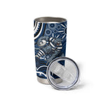 Personalized Geelong Cats Rugby Mascot Tumbler Cup Aboriginal Dot Art - Dreamtime Football Mascot