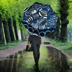 Personalized Geelong Cats Rugby Mascot Umbrella Aboriginal Dot Art - Dreamtime Football Mascot