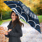 Personalized Geelong Cats Rugby Mascot Umbrella Aboriginal Dot Art - Dreamtime Football Mascot