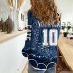Personalized Geelong Cats Rugby Mascot Women Casual Shirt Aboriginal Dot Art - Dreamtime Football Mascot