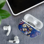 Personalized Western Bulldogs Football Mascot AirPods Case Aboriginal Dot Art - Dreamtime Football Mascot