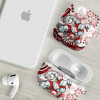 Personalized Sydney Swans Football Mascot AirPods Case Aboriginal Dot Art - Dreamtime Football Mascot