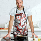 Personalized Sydney Swans Football Mascot Apron Aboriginal Dot Art - Dreamtime Football Mascot