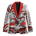 Personalized Sydney Swans Football Mascot Blazer Aboriginal Dot Art - Dreamtime Football Mascot