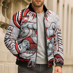 Personalized Sydney Swans Football Mascot Bomber Puffer Jacket Aboriginal Dot Art - Dreamtime Football Mascot