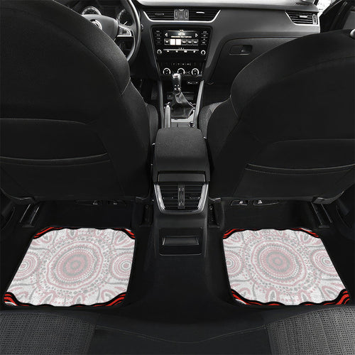 Personalized Sydney Swans Football Mascot Car Mats Aboriginal Dot Art - Dreamtime Football Mascot