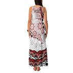 Personalized Sydney Swans Football Mascot Family Matching Tank Maxi Dress and Hawaiian Shirt Aboriginal Dot Art - Dreamtime Football Mascot