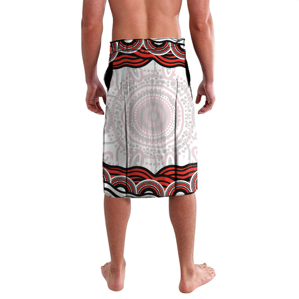 Personalized Sydney Swans Football Mascot Lavalava Aboriginal Dot Art - Dreamtime Football Mascot