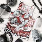 Personalized Sydney Swans Football Mascot Men Tank Top Aboriginal Dot Art - Dreamtime Football Mascot
