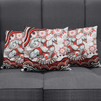 Personalized Sydney Swans Football Mascot Pillow Cover Aboriginal Dot Art - Dreamtime Football Mascot