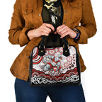 Personalized Sydney Swans Football Mascot Shoulder Handbag Aboriginal Dot Art - Dreamtime Football Mascot