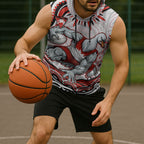 Personalized Sydney Swans Football Mascot Sleeveless Hoodie Aboriginal Dot Art - Dreamtime Football Mascot