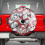 Personalized Sydney Swans Football Mascot Spare Tire Cover Aboriginal Dot Art - Dreamtime Football Mascot