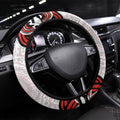 Sydney Swans Football Mascot Steering Wheel Cover Aboriginal Dot Art - Dreamtime Football Mascot