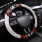 Sydney Swans Football Mascot Steering Wheel Cover Aboriginal Dot Art - Dreamtime Football Mascot