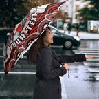 Personalized Sydney Swans Football Mascot Umbrella Aboriginal Dot Art - Dreamtime Football Mascot