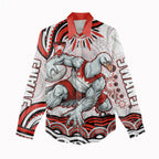 Personalized Sydney Swans Football Mascot Women Casual Shirt Aboriginal Dot Art - Dreamtime Football Mascot