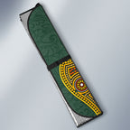 Personalized Kookaburras Field Hockey Auto Sun Shade Kangaroo Australian Indigenous Dot Art Style With Vibrant Sun Patterns