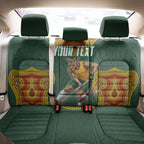 Personalized Kookaburras Field Hockey Back Car Seat Cover Kangaroo Australian Indigenous Dot Art Style With Vibrant Sun Patterns