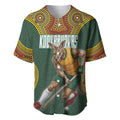 Personalized Kookaburras Field Hockey Baseball Jersey Kangaroo Australian Indigenous Dot Art Style With Vibrant Sun Patterns