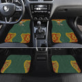 Personalized Kookaburras Field Hockey Car Mats Kangaroo Australian Indigenous Dot Art Style With Vibrant Sun Patterns