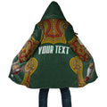 Personalized Kookaburras Field Hockey Cloak Kangaroo Australian Indigenous Dot Art Style With Vibrant Sun Patterns