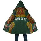 Personalized Kookaburras Field Hockey Cloak Kangaroo Australian Indigenous Dot Art Style With Vibrant Sun Patterns