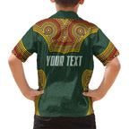 Personalized Kookaburras Field Hockey Hawaiian Shirt Kangaroo Australian Indigenous Dot Art Style With Vibrant Sun Patterns