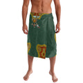 Personalized Kookaburras Field Hockey Lavalava Kangaroo Australian Indigenous Dot Art Style With Vibrant Sun Patterns