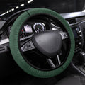 Kookaburras Field Hockey Steering Wheel Cover Kangaroo Australian Indigenous Dot Art Style With Vibrant Sun Patterns