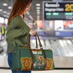 Personalized Kookaburras Field Hockey Travel Bag Kangaroo Australian Indigenous Dot Art Style With Vibrant Sun Patterns