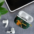 Australia Wallabies AirPods Case Aboriginal Rugby Kangaroo Mascot - Gold And Green