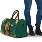 Australia Wallabies Travel Bag Aboriginal Rugby Kangaroo Mascot - Gold And Green