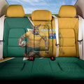 Australia Wallabies Kangaroo Back Car Seat Cover Australia Flag And Lightning Bolt - Aboriginal Rugby Mascot