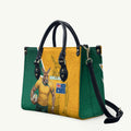 Australia Wallabies Kangaroo Leather Bag Australia Flag And Lightning Bolt - Aboriginal Rugby Mascot