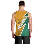 Australia Wallabies Kangaroo Men Tank Top Australia Flag And Lightning Bolt - Aboriginal Rugby Mascot